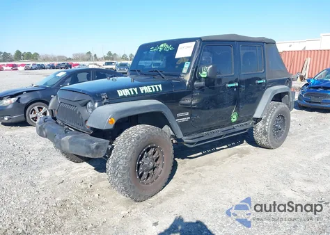 2013 Jeep Wrangler Unlimited Sport из США, поврежденный, VIN 1C4BJWDG3DL543508